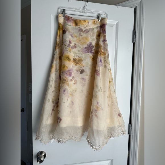 NWT Zimmermann Linen Blend Memento Blouse and Skirt Set - Picture 9 of 16